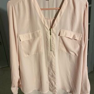 Light/baby pink blouse